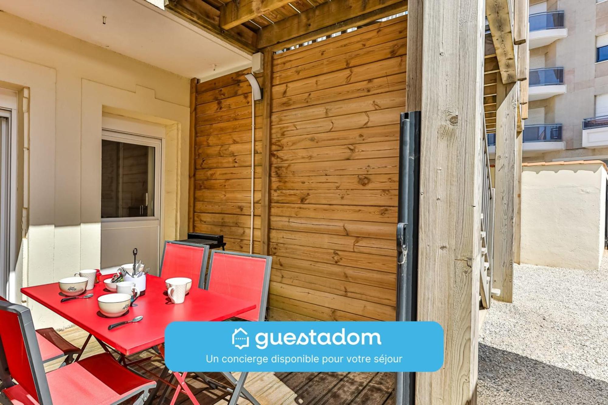 Le Remblai - 50M De La Plage - Terrasse Saint-Jean-de-Monts Dış mekan fotoğraf